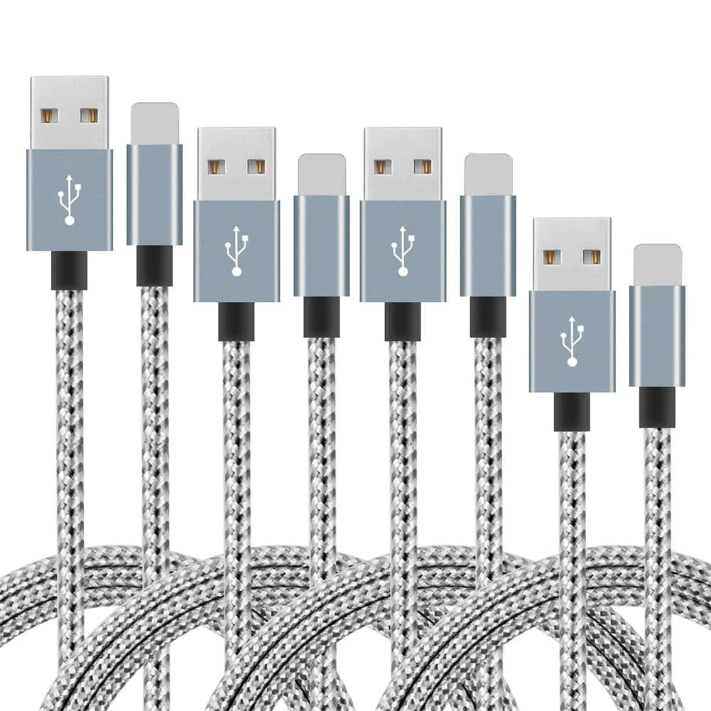 Oem Logo Braided 2A Charger Fast Charging Usb Data Cable For Iphone cable For Apple Cable