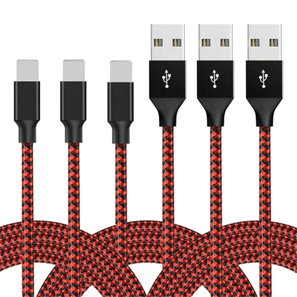 Oem Logo Braided 2A Charger Fast Charging Usb Data Cable For Iphone cable For Apple Cable