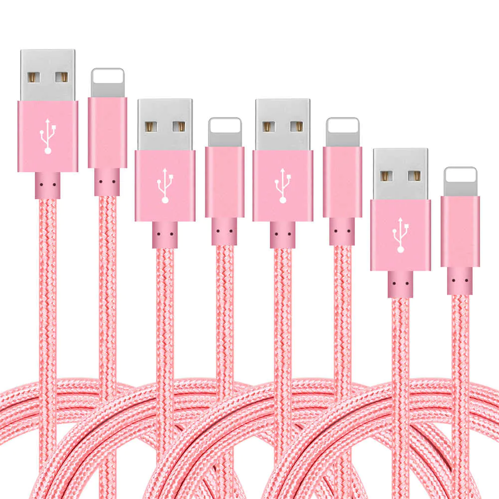 Oem Logo Braided 2A Charger Fast Charging Usb Data Cable For Iphone cable For Apple Cable