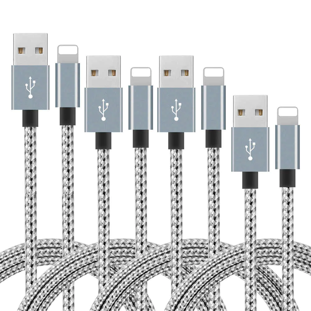 Oem Logo Braided 2A Charger Fast Charging Usb Data Cable For Iphone cable For Apple Cable