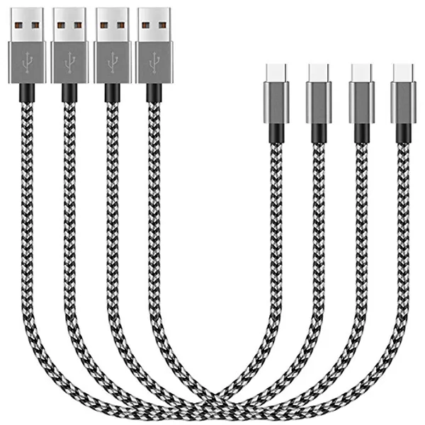 3/6/10FT US iphone Braided USB C Type-C Fast Charging Data SYNC Charger lot Cable Cord